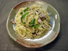 キノコと野菜の塩焼きそば